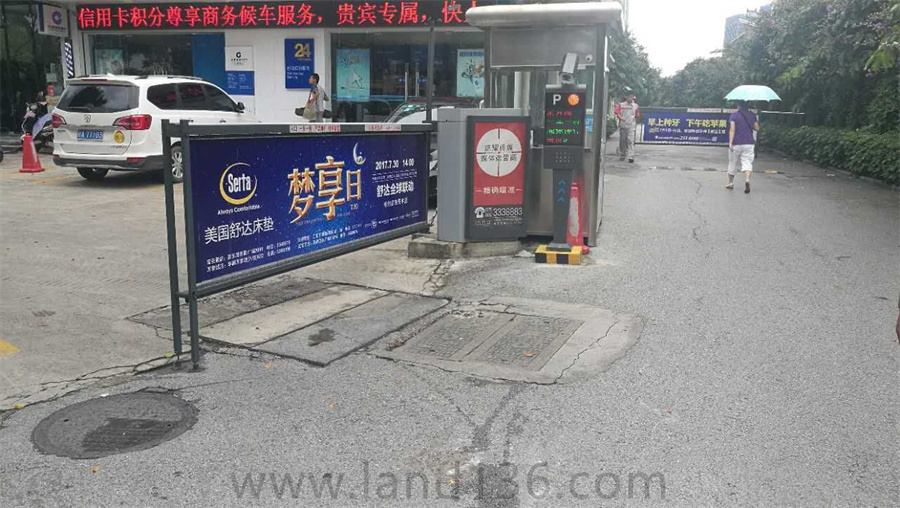 南寧市山水方圓小區車牌識別系統